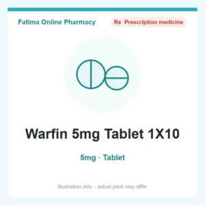 Warfin 5mg Tablet 1X10