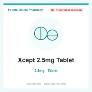 Xcept 2.5mg Tablet