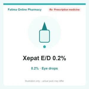 Xepat E/D 0.2% – eye drops