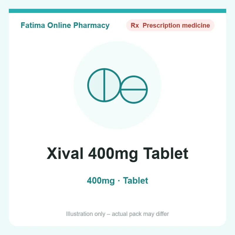 xival 400mg tablet Xival 400mg Tablet