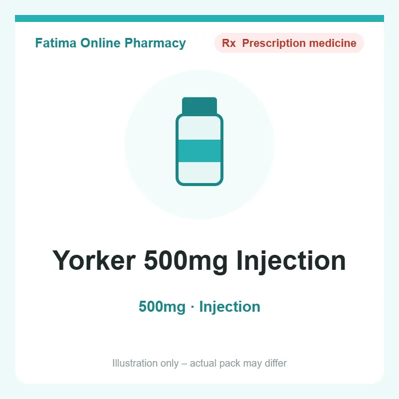 yorker 500mg injection Yorker 500mg Injection