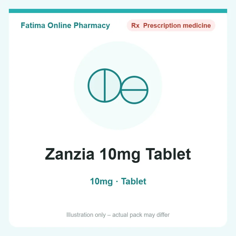 zanzia 10mg tablet Zanzia 10mg Tablet