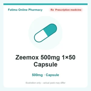 Zeemox 500mg 1×50 Capsule