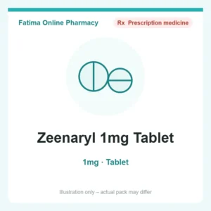 Zeenaryl 1mg Tablet