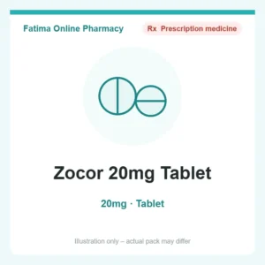 Zocor 20mg Tablet