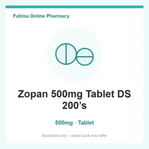 Zopan 500mg Tablet DS 200’s